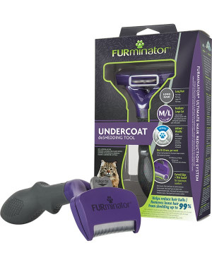FURMINATOR CAT LONG HAIR M/L >4.5kg ķemme garspalvainiem kaķiem